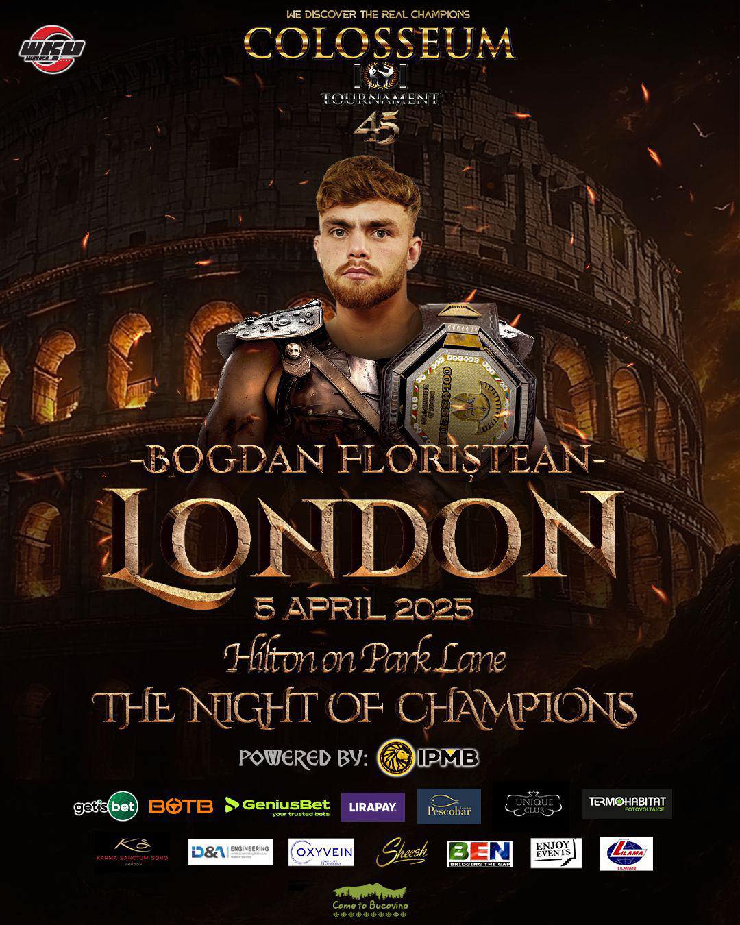 Bogdan Floristean, Takes on the Challenge of His Career in London!